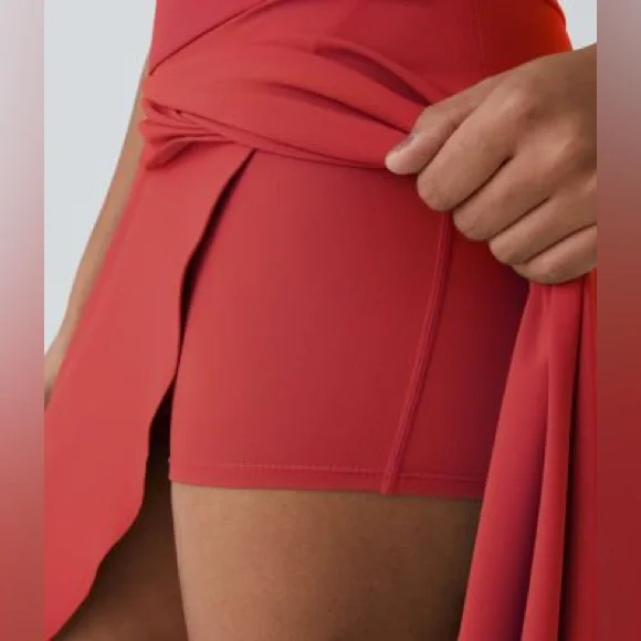 Halara Breezeful™ High Waisted High Low Ruffle 2-in-1 Flowy Skirt- Size Large - Picture 6 of 13